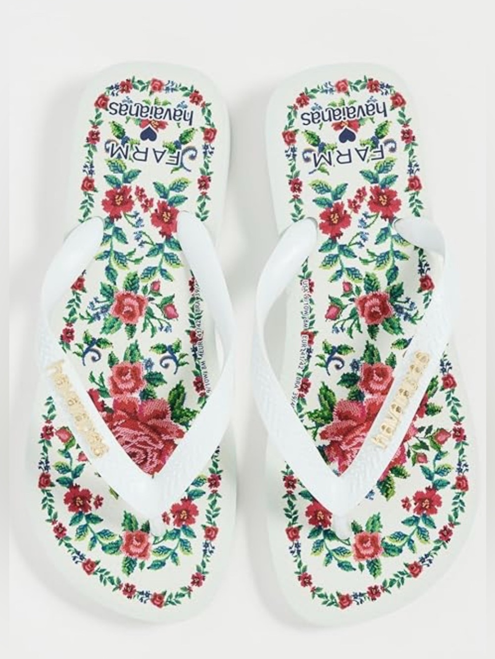 Havaianas x Farm Rio Flower Tapestry Flip Flops